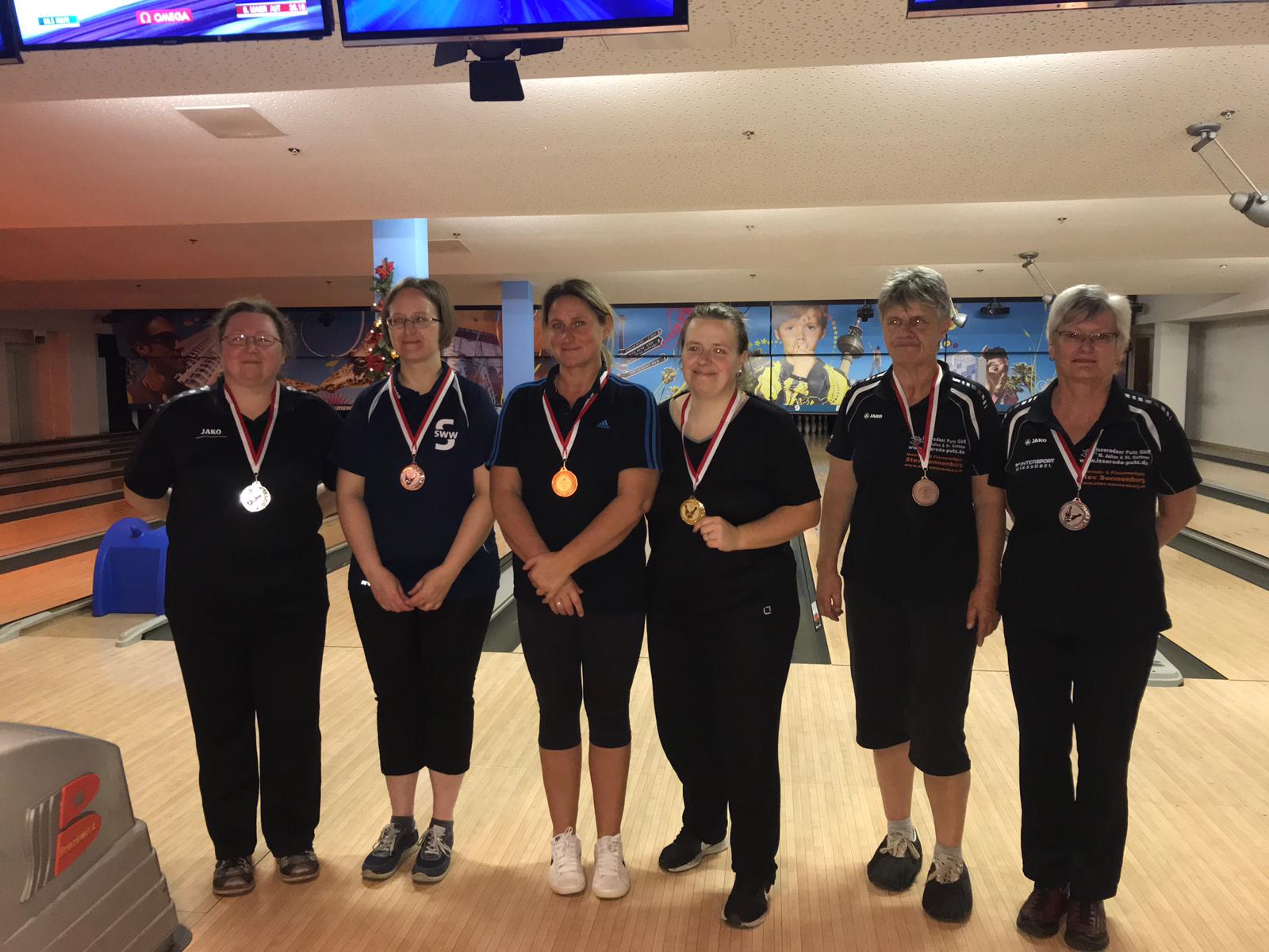 2018-Stadtmeisterschaften Bowling Damen Doppel